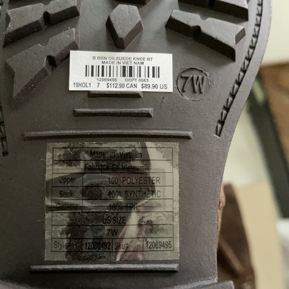 TORRID BOOTS NWT BROWN OILED FAUX LEATHER KNEE-HIGH BOOTS - Picture 14 of 15